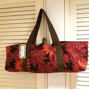 NWT Kim Michie "Sophie" Chenille Yoga Mat Bag